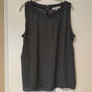LOFT Sleeveless Print Blouse